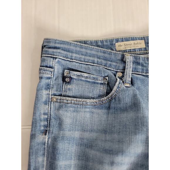 Adriano Goldschmid Jeans Womens Sz 29 The Stevie Ankle Slim Straight Stretch AG - Picture 4 of 10